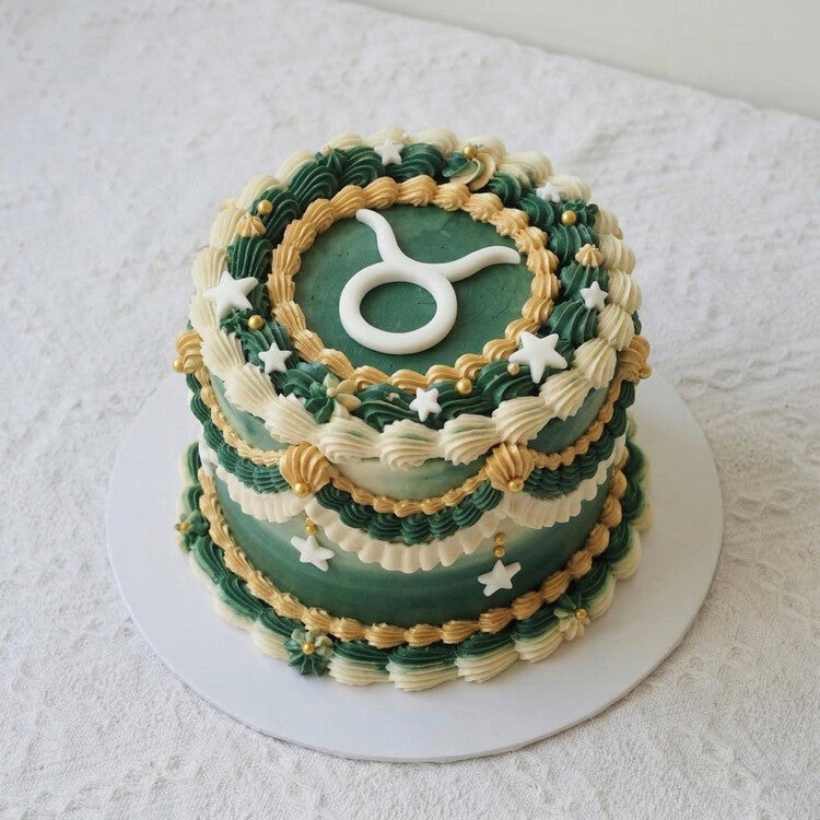 Horoscope Designs | Vintage Piping Cake