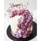 Violetta Cake | Purple Vintage Birthday Cake