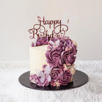 Violetta Cake | Purple Vintage Birthday Cake