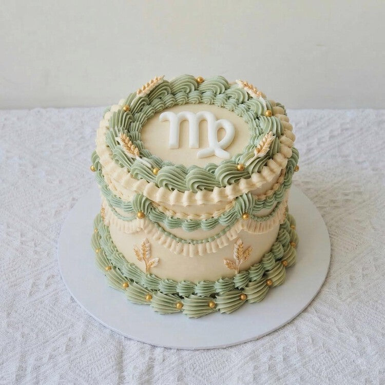 Horoscope Designs | Vintage Piping Cake