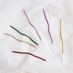 Metallic Rainbow Candles