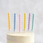 Pastel Rainbow Candles