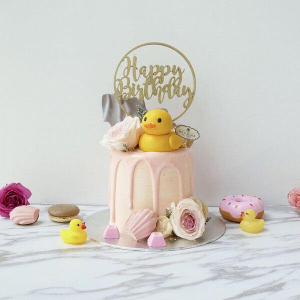 Rubber Ducky Smash Cake - CakeCentral.com