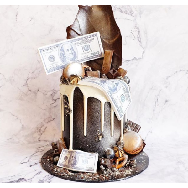 ANPHSIN Cake Topper Money Box- Cake Money Pull Out Box Kit include Happy  Birthday Cake Topper and Cake ATM Money Box with Plastic Pockets for  Birthday Party Cake DIY Surprise Decoration by